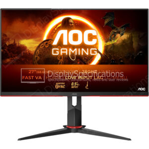 AOC 27G2ZN3/BK - Display Completo