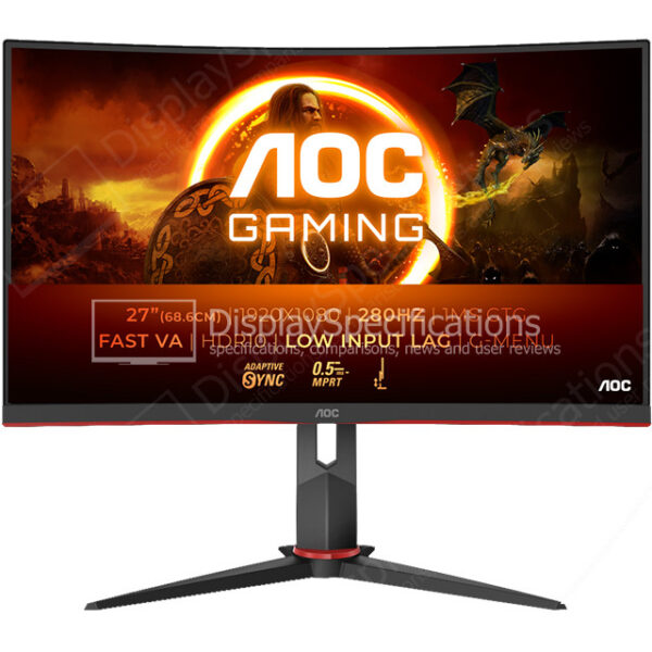 AOC C27G2Z3/BK - Display Completo