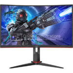 AOC C32G2ZE/BK - Display Completo