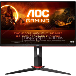 AOC Q24G2A/BK - Display Completo