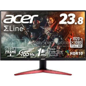 Acer KG241Y Pbmiipx - Display Completo