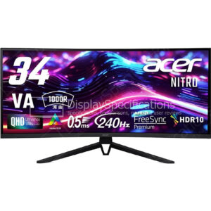 Acer Nitro ED343CUR Xbmiippx - Display Completo