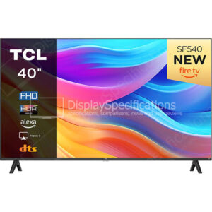 TCL 40SF540 - Display Completo
