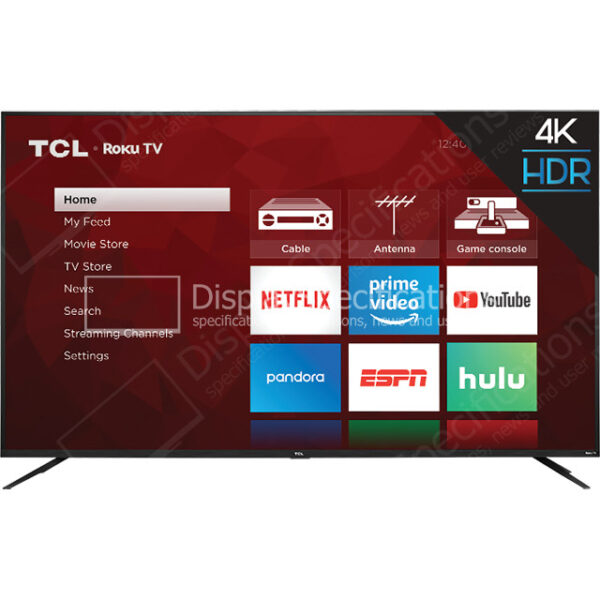 TCL 75S425 - Display Completo