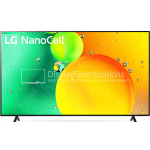 LG 86NANO75UQA - Display Completo