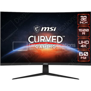 MSI G321CUV - Display Completo