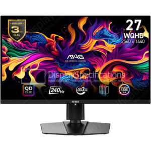 MSI MAG 271QPX E2 - Display Completo