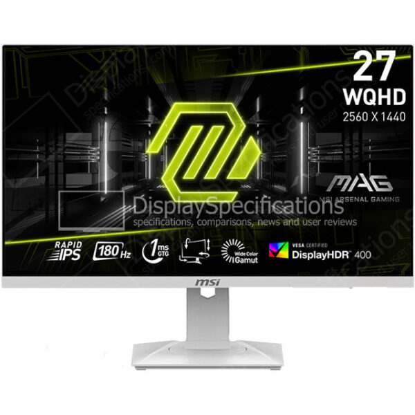 MSI MAG 274QRFW - Display Completo