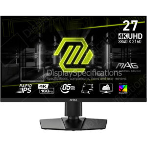 MSI MAG 274UPF Е2 - Display Completo