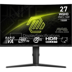 MSI MAG 275CQPF - Display Completo