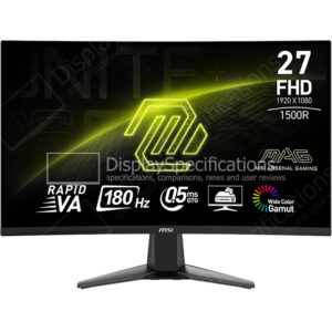 MSI MAG 27C6F - Display Completo