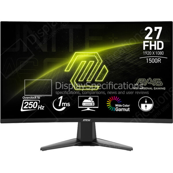 MSI MAG 27C6X - Display Completo