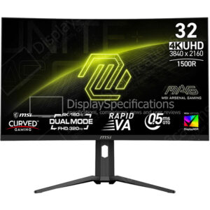 MSI MAG 321CUPDF - Display Completo