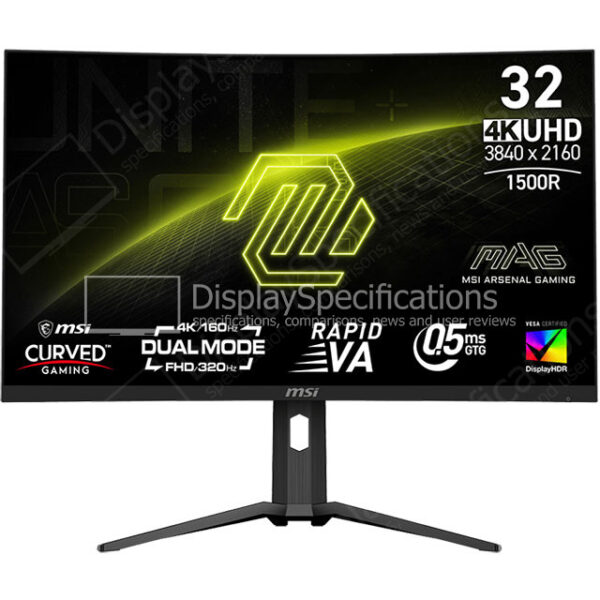 MSI MAG 321CUPDF - Display Completo