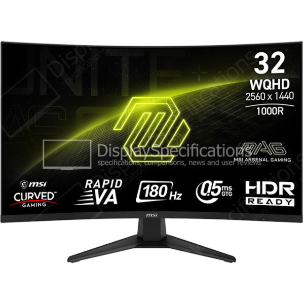 MSI MAG 325CQF - Display Completo