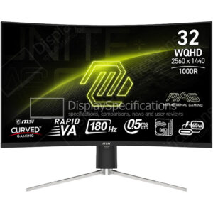 MSI MAG 325CQRF QD E2 - Display Completo