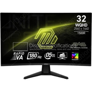 MSI MAG 32CQ6F - Display Completo