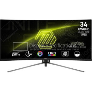 MSI MAG 345CQR - Display Completo