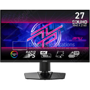 MSI MPG 274URF QD - Display Completo