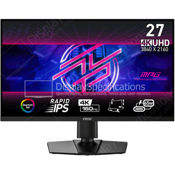 MSI MPG 274URF QD - Display Completo