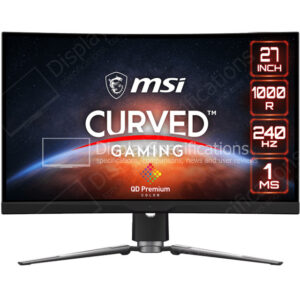 MSI MPG ARTYMIS 273CQRX-QD - Display Completo