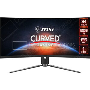 MSI MPG ARTYMIS 343CQR - Display Completo