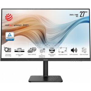 MSI Modern MD272QP - Display Completo