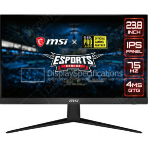 MSI Optix G241V E2 - Display Completo