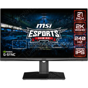 MSI Optix MAG274QRX - Display Completo