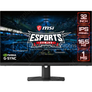 MSI Optix MAG321QR - Display Completo