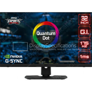 MSI Optix MPG321QRF-QD - Display Completo