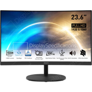 MSI Pro MP2412C - Display Completo