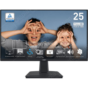 MSI Pro MP251 - Display Completo