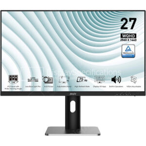 MSI Pro MP273QP - Display Completo