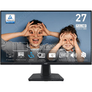 MSI Pro MP275 - Display Completo