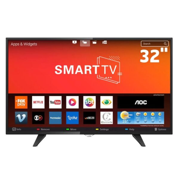 Tela display Smart TV LED 32" HD AOC LE32S5970 - Imagem 2
